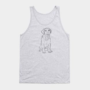 Dog Drawing Tank Top